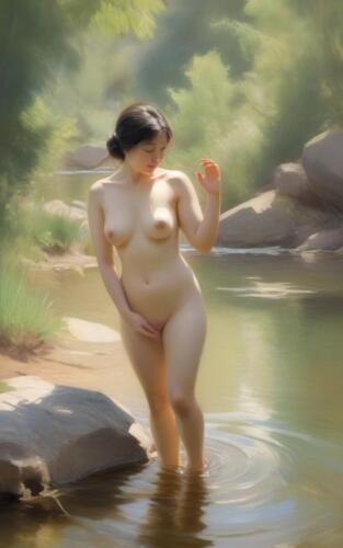 openart-oil-painting-two-nude-chines-woman-at-the-lake-in-the-water-realistic-tran_